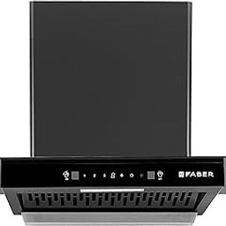 Faber Ignis 60cm 1500m³/hr Autoclean T-Shape Kitchen Chimney | Touch&Gesture Control | Filterless | BuiltIn Oil Collector | 12Yr Motor,2Yr Comprehensive Warranty by Faber|Hood IGNIS IN XL HCSC FL BK60-12