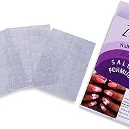 Zoween 72pcs (3 Sheets) Adhesive Tabs Waterproof Breathable Glue Tabs Double-Sided Nail Jelly Sticker Super Sticky Fake Nail Glue Stickers Transparent Flexible for Manicure-image-31