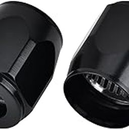 EVIL ENERGY 8AN Hose Finisher Clamp Aluminium Black 2PCS-image-77