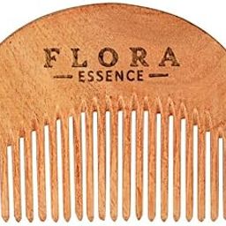 Flora Essence Kacchi Neem Wooden Beard Comb for Men, Soaked In 13 Herbs, Neem & Sesame Oil For Multi-Actions - Detangling, Frizz Control & Shine Suited For All Hair Types | Neem wooden Beard pocket comb for men | Small comb pocket size mini comb beard styler-image-30