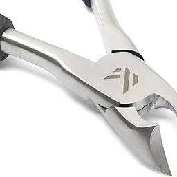 Toe Nail Clippers for Thick Nails – KLIPP Toenail Clippers Ingrown and Cuticle Nipper Trimmer Made of Rustproof Stainless Steel with Short Curved Blades, Ergonomic TPU Grips and Dual Spring Mechanism-13