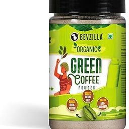 Bevzilla Green Coffee Beans Powder - 200 Grams | For Weight Loss With Chlorogenic Acid | Immunity Booster| Natural Super Drink-image-22