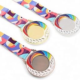 Artright Exclsive Medal for Sport & Events Set of 3, Professional Gold, Silver, Bronze Medals with Color Tag & Ribbon, 1st, 2nd, 3rd Winner Medals (7cm Diameter, 70gm)-image-18