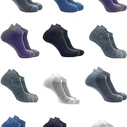 Breathable Mesh and Cushioned Ankle Socks Unisex-image-35