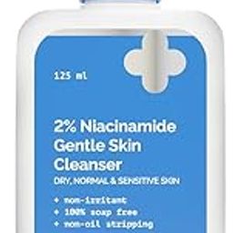 The Derma Co 2% Niacinamide Gentle Skin Cleanser for Sensitive, Dry, Normal Skin - 125 ml Non-Irritant | 100% Soap-Free | Non-Oil Stripping | Gently Cleanses Makeup-14