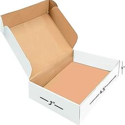 Box Brother 3 Ply White Flap Corrugated Packaging Box Size: 4.5x3x1 Length 4.5 inch Width 3 inch Height 1 inch 3Ply Corrugated Packaging Box (Pack of 100)-2