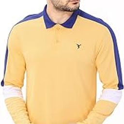 TECHNOSPORT Men's Solid Slim Fit Polo Shirt (P588)-image-59