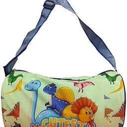 Polyester Duffle Bag For Boys(1 Pcs)Dinosaur Theme For Kids|Whimsical And Sturdy Bag|Swimming Bag|Gym Bag|Best For Travel And Play|Return Gifts Birthday Party For Kids,20 CM Multi-image-55
