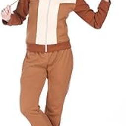 Colour-blocked Tracksuit for Women & Girls [D. Camel] | Casual & Comfortable | Hooded Neck | Winter Wear | Full Sleeves | Sports track suit with Pockets-6
