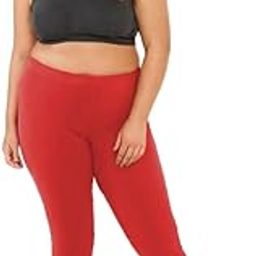 Adira | Plus Size Leggings for Women | Plus Size Leggings for Women | High Waist | Ankle Length | Soft Cotton & Elastane Blend | Non-See-Through | Gusset Crotch Prevents Ripping-image-10