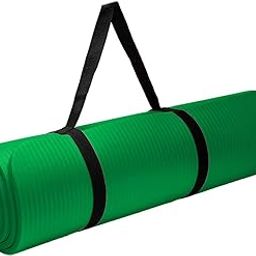 MAXWELL ® YOGA MAT With Non-Slippy, Light Weight, Extra Large Made by EVA Qualiy for Men & Women Gym Workout and Yoga Exercise with Shoulder Strap,Army Green-6mm-image-18