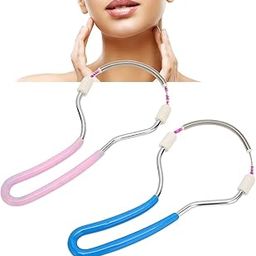 2Pc Portable Painless Spring Facial Epilator for Face | Threading Machine for Women Remove Unwanted Hair on Upper Lip Chin Face and Neck | Gentle & Effective Hair Removal-image-37