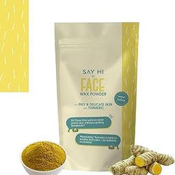Say Hi to Turmeric Face Wax Powder with Herbal Extracts | No Burn No Razor Cut No Mess Exfoliates Tan Remover | Ubtan-Inspired Ayurvedic Painless Hair Removal Powder for Oily to Sensitive Skin (100g)-image-14
