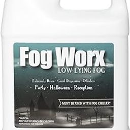 Fogworx Low Lying Fog Juice, Long Lasting Low lying Indoor-Outdoor Fog, Designed Fog Chillers, Ground Foggers and Low Lying Fog Generators, 1 Quart-image-76