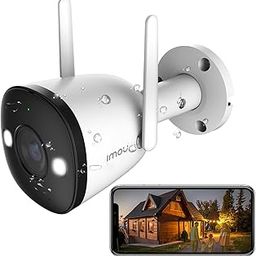 Imou 2K 3MP Outdoor Security Bullet CCTV Camera, Color Night Vision, Human Detection, Up to 512GB SD Card, IP67 Weatherproof, Spotlight, Audio Recording, WiFi & Ethernet Connection, Alexa Enabled-20