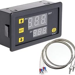 FUKUZL W3230 Mini Digital Temperature Controller Thermostat Type K 12V 24V 220V Heating Cooling Control Thermoregulator (12V)-image-54