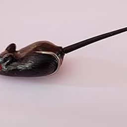 Mouse Rat for Fishing Topwater Baits, 3D Mice - Rat Fishing Hooks for Bass Snakehead, Freshwater Soft Bait Black Color 1 PC-image-49