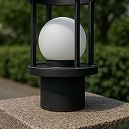 TRIPPING 2W Waterproof Gate Light – Black Metal Cage Design with Frosted LED Glow, Ideal for Pillars, Boundary Walls, and Outdoor Lighting Outddor lamp (gate lamp)-picture-28