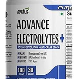 NutriJa Advance Electrolytes Advance Hydration Anti Cramp Stack Provides Energy Enhance Performance & Endurance (Mango)-image-58