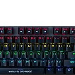 Cosmic Byte CB-GK-26 Pandora TKL Mechanical Keyboard Upgraded with Swappable Outemu Red Switches & Rainbow LED (Black/Grey)-15