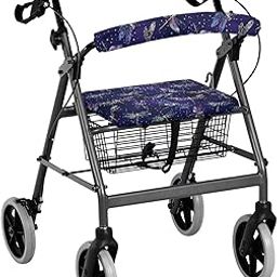 Hechitok Dragonfly Galaxy Universal Rollator Walker Seat and Backrest Covers, Removable&Washable Roller Walker Cover Accessories for Seniors Men Women-image-27