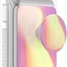 PopSockets Phone Wallet with Expanding Grip Phone Card Holder Wireless Charging Compatible Wallet Compatible with MagSafe - Aurange-3