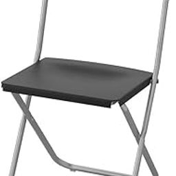 Ikeeaaa Elegant/Extra Look And Safe Folding Chair (Black, Frame: Galvanized Steel, Seat And Back: Polypropylene Plastic.)-image-50