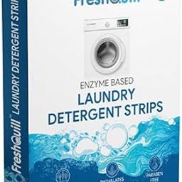 FreshQuill Detergent Sheets - 10 Loads| Perfect Alternative for Detergent Powder & Liquid | 1 Sheet Per Load | Enzyme-Based | Eco-Friendly | Top, Front Load & Bucket Wash-27