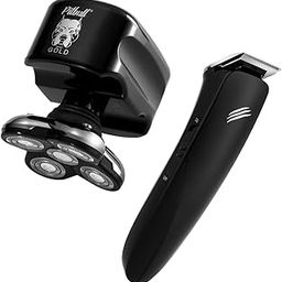 Skull Shaver Pitbull Gold Plus with Baby Beast Trimmer: Electric Head Shaver and Trimmer for Head, Underarms, Chest, Back Grooming Kit, Waterproof, No Nicks-picture-13