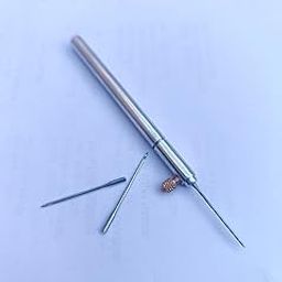 DMAK Alumn French Crochet Tambour Hook Tools with 3 Different Needles for Hand Made Sewing Embroidery, (French Embroidery Needle Set Tools Kit)-29