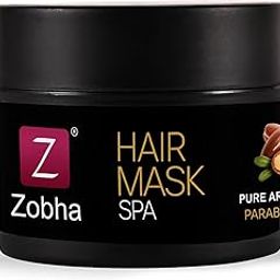 Zobha’s Argan Oil Hair Mask – Deep Repair & Nourishment for Dry, Damaged Hair – Reduces Split Ends, Boosts Shine & Scalp Circulation – For All Hair Types-200g-image-55
