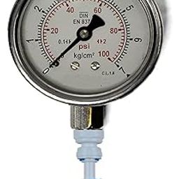 AARAT ENTERPRISE pressure gauge to check water pressure, pressure meter for water pump, Pressure gauge, Accurate 2.5 inch Large display (21 Kg Down Entry)-image-8