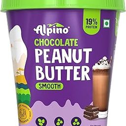 ALPINO Chocolate Peanut Butter Smooth 1kg - Roasted Peanuts, Chocolate Paste & Brown Sugar - 19% Protein, Source of Healthy Fats-image-13