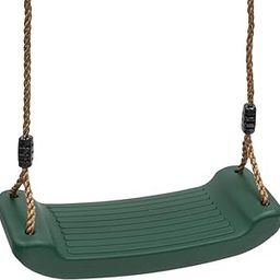 REZNOR Kids Indoor Outdoor Plastic Swing Seat with Hight Adjustable Rope Strong Tree Swing for Playground Backyard Holds 120kg for 3-12 Years Kids Children, Green-11