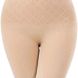 Shapewear Shorts Tummy Control Shapewear Invisible Shaping Shorts High Waisted Body Shaper Shorts Under Dress (Fits Waist : 30 to 39 Inch) (Skin, One Size)-image-102