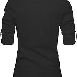 Men's Cotton Slim Fit Full Sleeve Short Kurta with Elegant Design | Stylish Super Soft Comfortable Kurta for Casual Outings-image-48