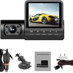 Drumstone 𝟏𝟓-𝐘𝐞𝐚𝐫 𝐖𝐚𝐫𝐫𝐚𝐧𝐭𝐲 -Triple Camera 3-Channel 1080P Dash Cam – Front, Rear & Cabin Recording | 2.45" IPS Screen, Low-Light Enhancement, Loop Recording, Wide-Angle Coverage-22
