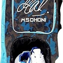 ALEXTOUCH MSD Cricket Kit Bag with Full Padded Nylon Material (Blue)-image-77