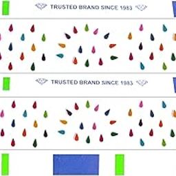 DeLegarde™ Small Tilak Bindi Tikka Girls Women Ladies Forehead Bindis (Multi Colour)-53