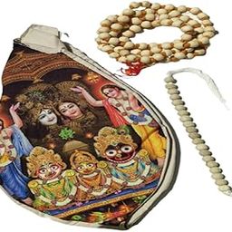 FIRMUS�Jagannath Printed Chanting Bag/Japa Bag with Japa Mala & Mala Counter/Sakshi Mala(Pack of 1)-image-76
