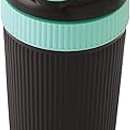 TeDeMel Stainless Steel Airtight Leakproof Insulated Protein Shaker Bottle with Blender Spring for Preworkout & Gym (BLUE)-image-3