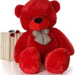 Niku 3 feet Teddy Bear Red Colour Soft Toy for Girls Kids Baby | Best Gift for Valentines, Birthday, Anniversary-21