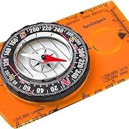 Orienteering Compass - Hiking Backpacking Compass - Advanced Scout Compass for Camping and Navigation - Boy Scout Compass for Kids - Professional Field Compass for Map Reading - Best Survival Gifts-picture-22