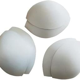 Women Cotton Eye Shape Bra Cup Pad in White Color-picture-53