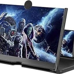 Mobile Phone 8 Inches 3D Screen Magnifier 3D Video Screen Amplifier Eyes Protection Enlarged Expander Support Smart Mobile Phone Movies for All Smartphones - Multicolor-32