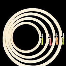 Kapoor Crafts 4 Pc Wooden Embroidery Hoop Ring Frame for Embroidery Work, Stitch Work, Craft Work Embroidery Ring,Size - 6, 8, 10, and 12 Inch-picture-28
