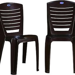 Nilkamal Mid Back Chair CHR 4025| Chair for Living Room, Bed Room, Kitchen, Office Room, Outdoor| 100% Polypropylene Stackable Chair | (Weather Brown, Set of 2)-image-38