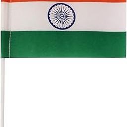 Dhwaj National Flag Comes with Strong Stick for National Day (Size = 4"X6", 6"X9", 8"X12") Pack of 50 Pc.-image-52