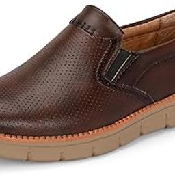 Premium Synthetic Leather Boat Shoes Slip On for Men | Casual Shoes for Men | Lightweight, Fashion Comfortable for All Seasons-image-24