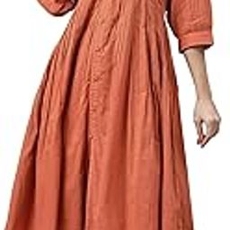 Women's Cotton Fit and Flare Knee-Length Dress-picture-45